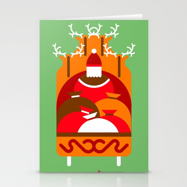 Santa Claus' Sleigh! Stationery Cards