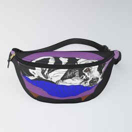 Elsie the Great Dane Lounging (color) Fanny Pack