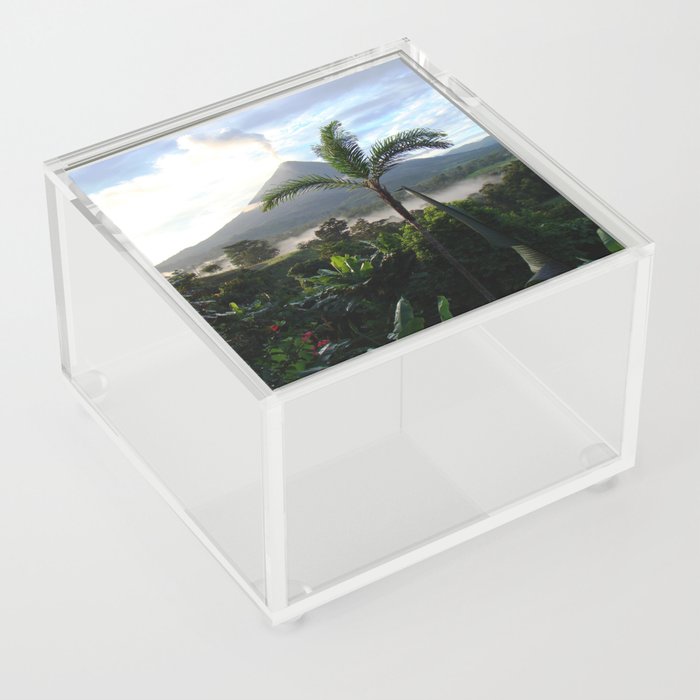 costa rica volcano Acrylic Box