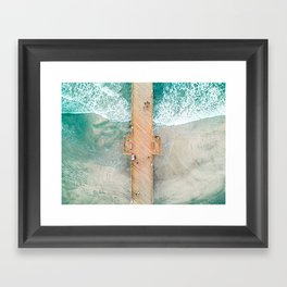 Oceanside Gloom Framed Art Print