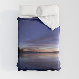 Lake Monona sunrise Duvet Cover