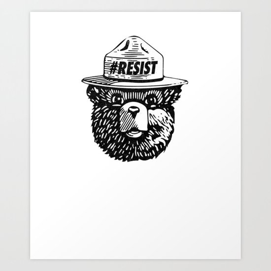 #Resist Art Print