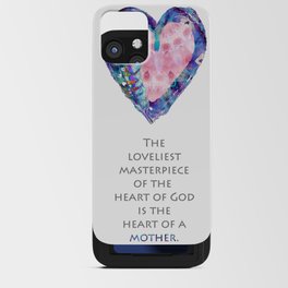 A Mother's Heart - Loving Mom Art by Sharon Cummings iPhone Card Case