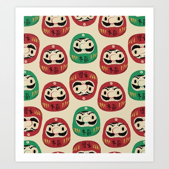 super daruma bros Art Print