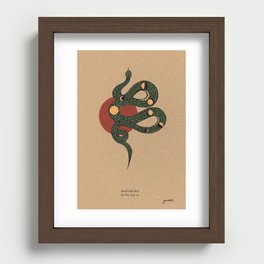 Celestial Snake Recessed Framed Print