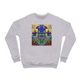 Elephants Dreaming in Color  Crewneck Sweatshirt