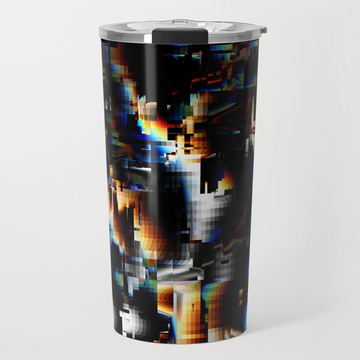 Pixel Art Travel Mug