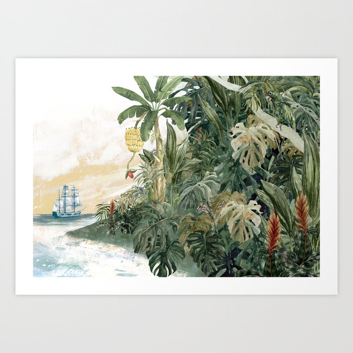 Treasure Island Art Print