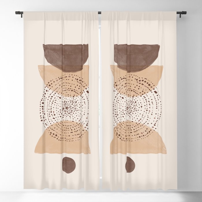 Boho Minimalistic Art Blackout Curtain by The Miuus Studio Society6