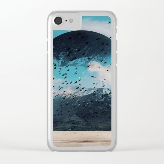 The crows start singing Clear iPhone Case