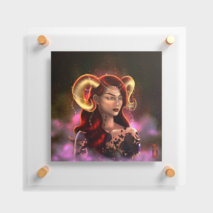 Goddess of Aries Floating Acrylic Print