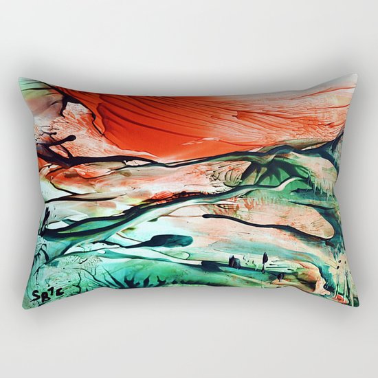 RiverDelta Rectangular Pillow