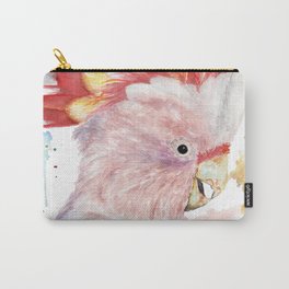 Watercolor Painting of Picture "Inca Cockatoo" Carry-All Pouch
