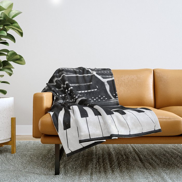 Piano  Throw Blanket