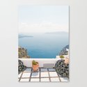 View on Santorini island Leinwanddruck