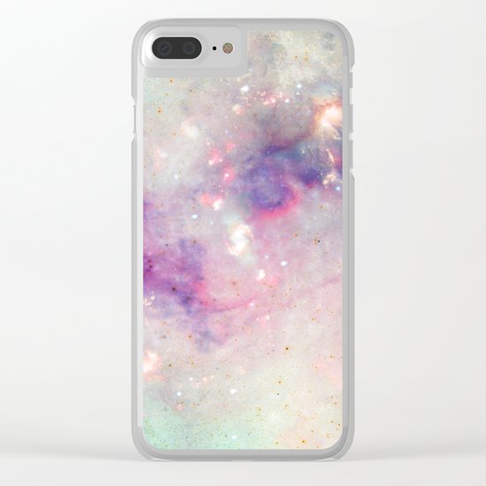The colors of the galaxy Clear iPhone Case