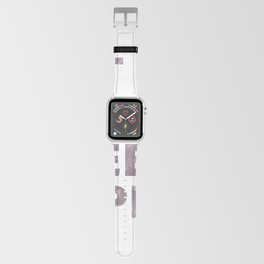 Eat lift sleep repeat vintage rustic purple text Apple Watch Band