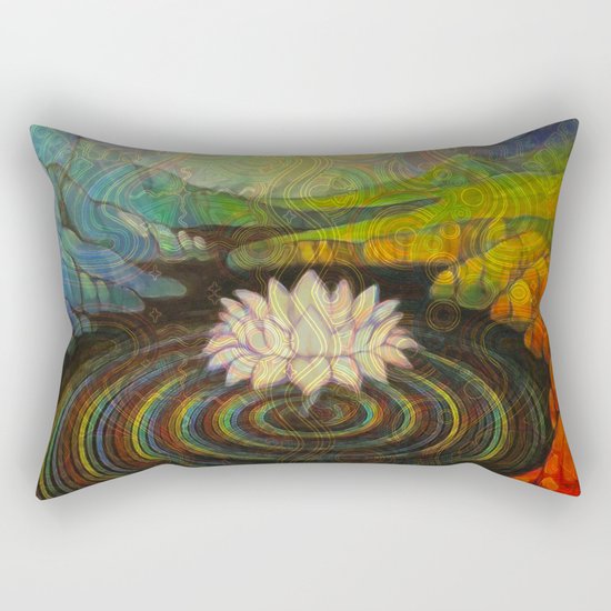 Earth-and-Sky Rectangular Pillow
