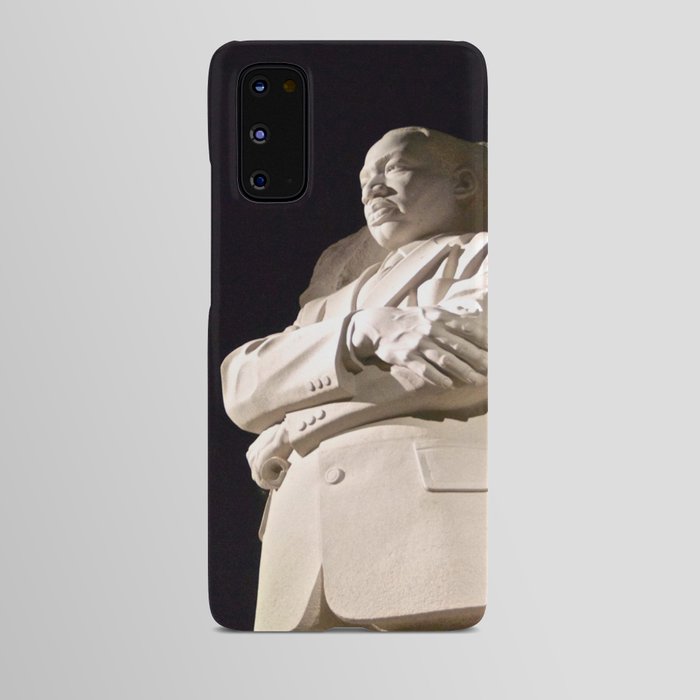 Night, Martin Luther King Civil Right African American Memorial color photograph / photography Android Case