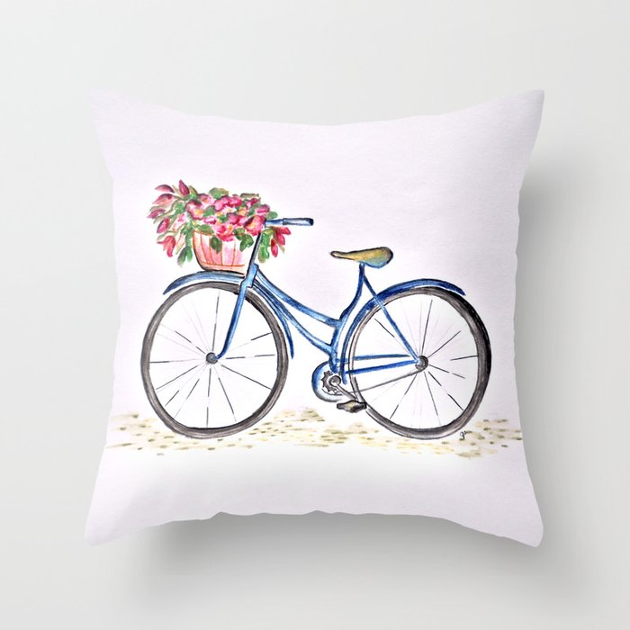 Bicycle throw pillows online