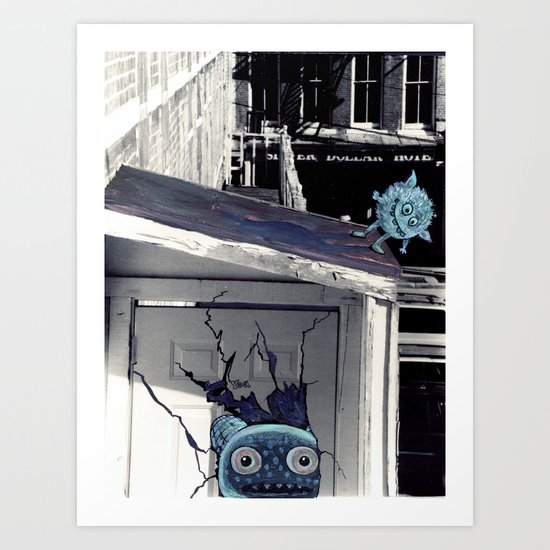 little monsters Art Print