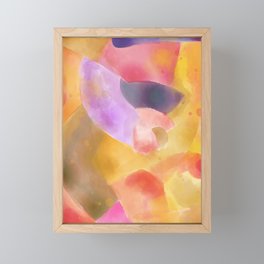 Abstract watercolor composition Framed Mini Art Print