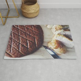 Rye Cake and Chicken Roll Rug