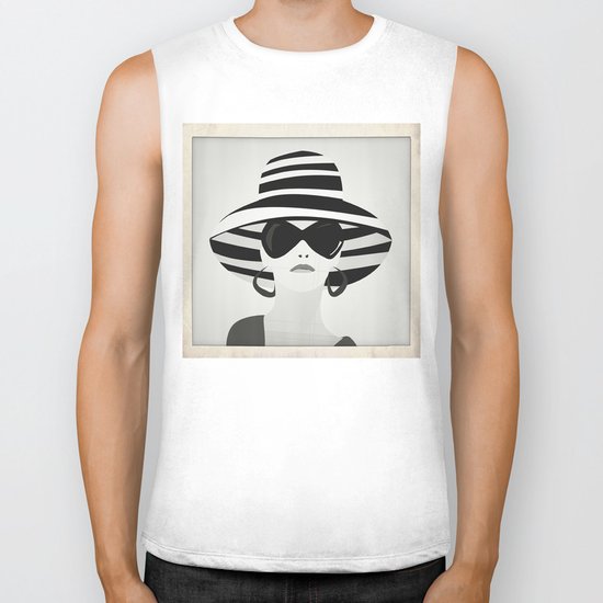 Snapshot (black & white) Biker Tank