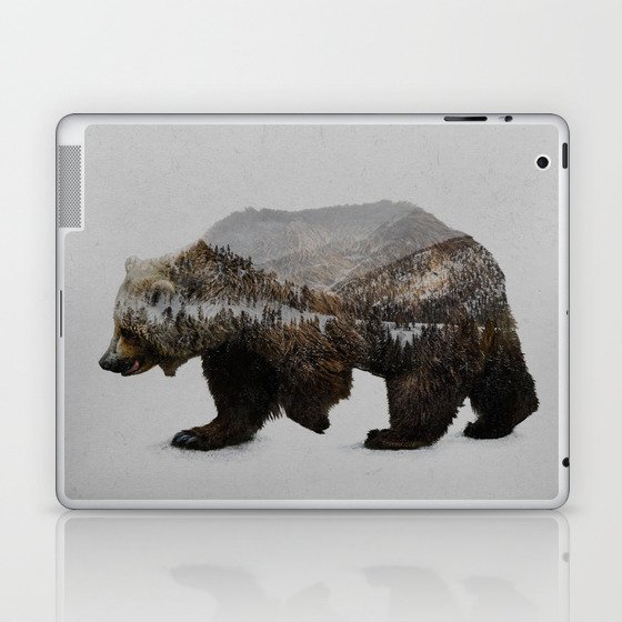 The Kodiak Brown Bear Laptop & iPad Skin