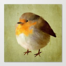 Chubby Bird Canvas Print