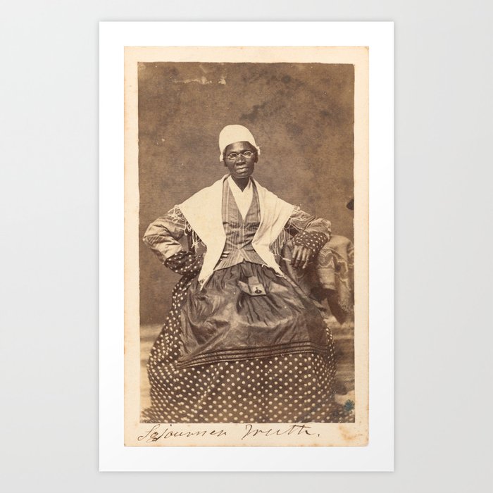 Sojourner Truth Vintage Photo, 1863 Art Print