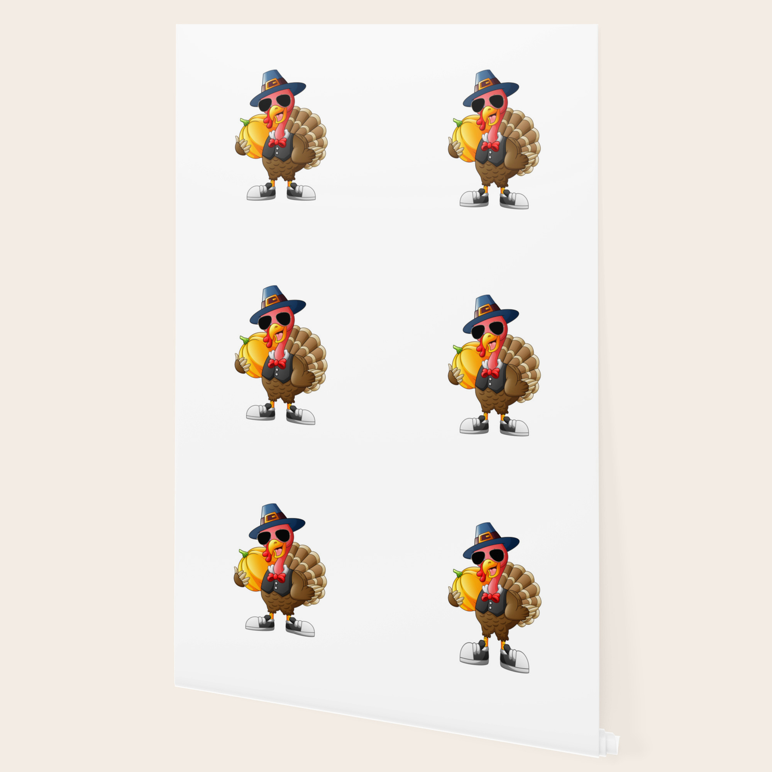 Thanksgiving Coolest Turkey In Town Wallpaper By Merchmojo Society6