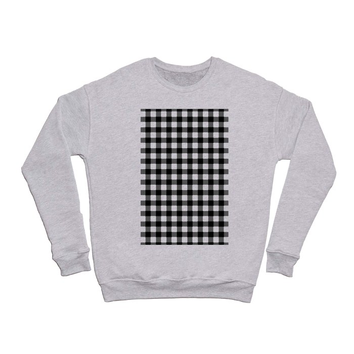 Classic Gingham Black and White - 14 Crewneck Sweatshirt