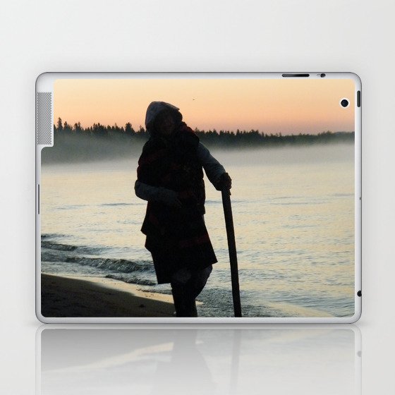 Sunrise Shadow by the lake Laptop & iPad Skin
