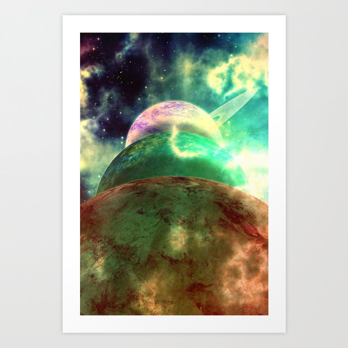 Meanwhile, Somewhere in The Universe... Art Print
