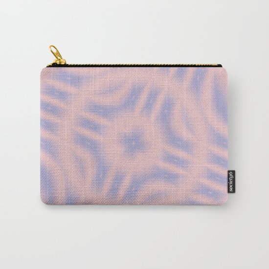 Spacial Coordinates in Rose Quartz and Serenity Carry-All Pouch