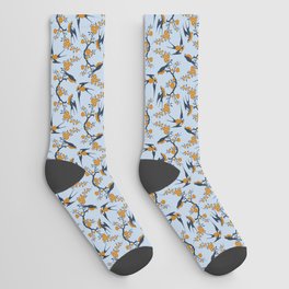 Swallows in the Spring Socks