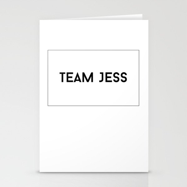 Team Jess Stationery Cards