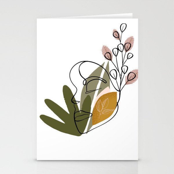 Lady plant Stationery Cards