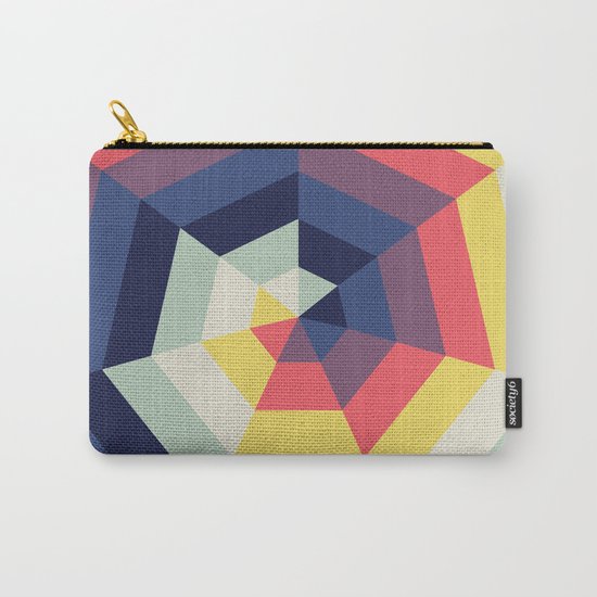 Heptagon Quilt 2 Carry-All Pouch