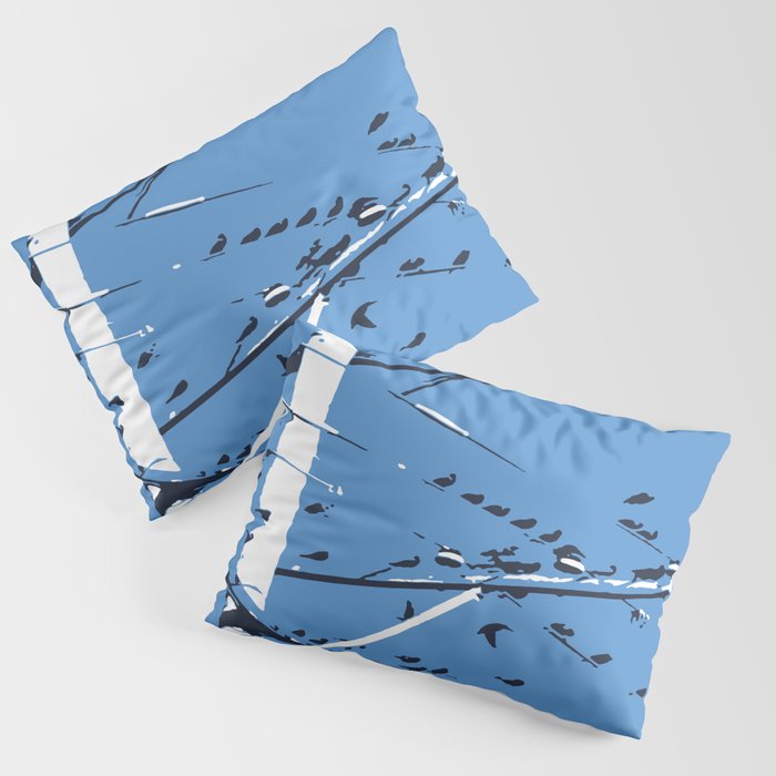 Birds on the Wire Pillow Sham