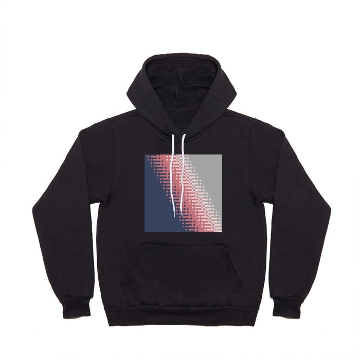 Blue, gray and pink background Hoody