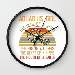 Aquarius zodiac sign Aquarius girl horoscope Wall Clock | Gift, Aquarius, Constellation, Dateofbirth, Graphicdesign, Tarot, Sun, Giftidea, Ascendant, Astrology 