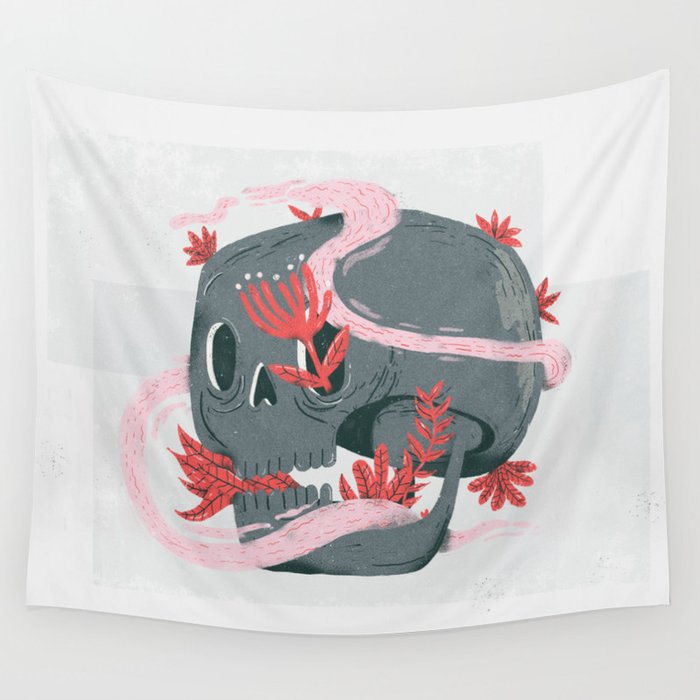 death and silence Wall Tapestry