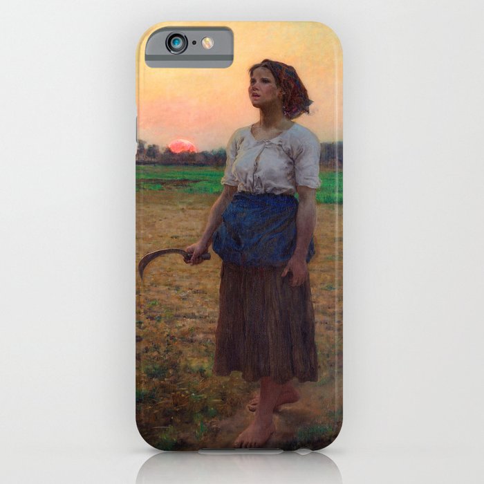 Jules Breton - Song of the Lark iPhone Case