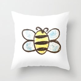 Billy the Bee Throw Pillow