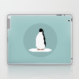 Pixel Penguin on Ice Laptop & iPad Skin
