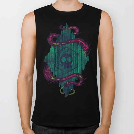 Death Crystal Biker Tank