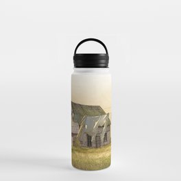 Retro Style Wash on the Clothesline by Prairie Farm House Water Bottle