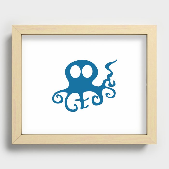 Octopus Recessed Framed Print